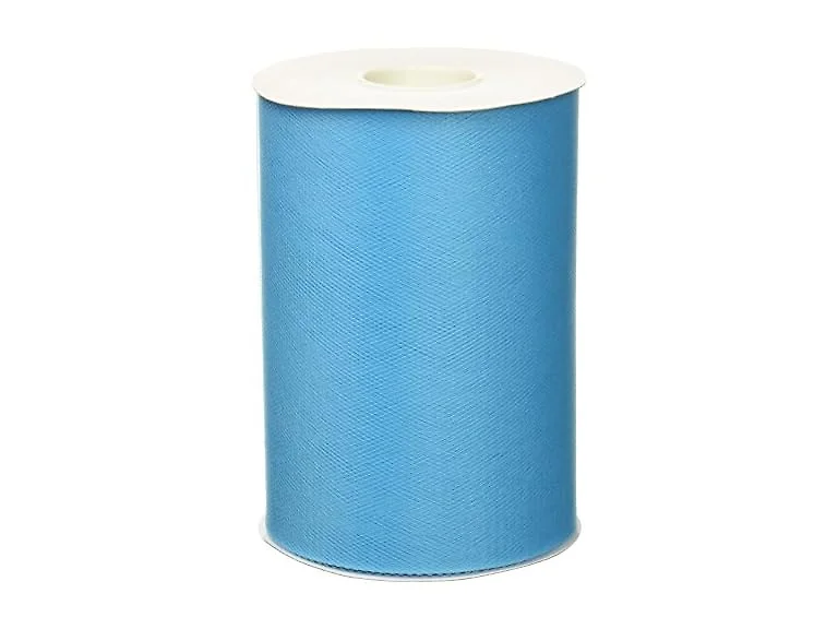 BBCrafts Aqua Blue Polyester Tulle Roll (2)