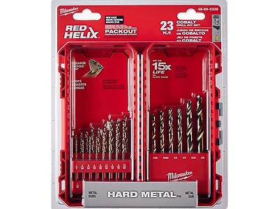 Milwaukee 48-89-2338 23PC RED Helix Cobalt BIT Set