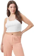 florence by mills Women's Cozy Crush Pointelle Easy SleepTank Top, White, Medium
