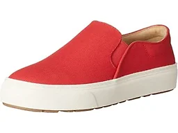 Amazon Essentials Women's Comfortable Slip-on Sneakers, Non-Slip, Red, 12