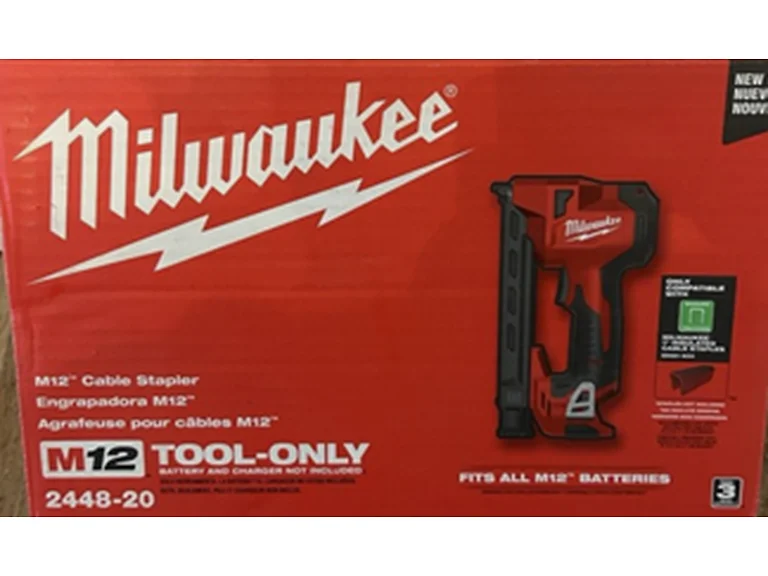 Milwaukee 2448-20 12V Cordless Cable Stapler