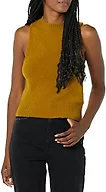 Amazon Essentials Women's Boucle Sweater Tank Top, Brown, Medium
