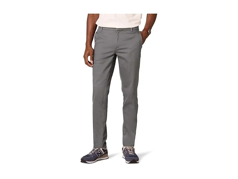 Amazon Essentials Men Slim Flat-front Pant