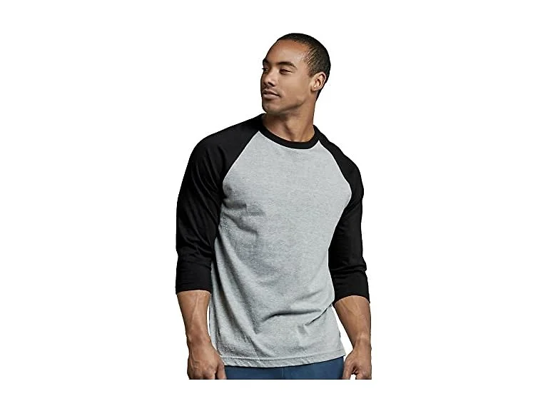 TOP PRO Men (M) Sleeve Casual Raglan Jersey Shirt
