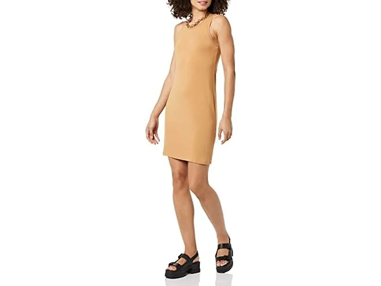 Amazon Essentials Women (XXL) Jersey Dress Camel