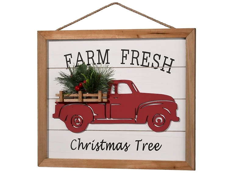 National Tree Company 12.5 in. Farm Fresh Wall Art