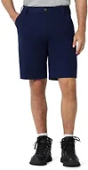 Amazon Basics Men's Relaxed Fit Stretch Canvas Utility Workwear Shorts, Navy, 42