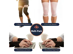 Copper Joe COJ-KN2B2P-WB2S Small Copper Knee & Wrist Supp