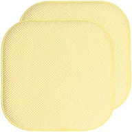 Sweet Home Collection SHC-CPMF-2PK-YEL 2-Pack Honeyc