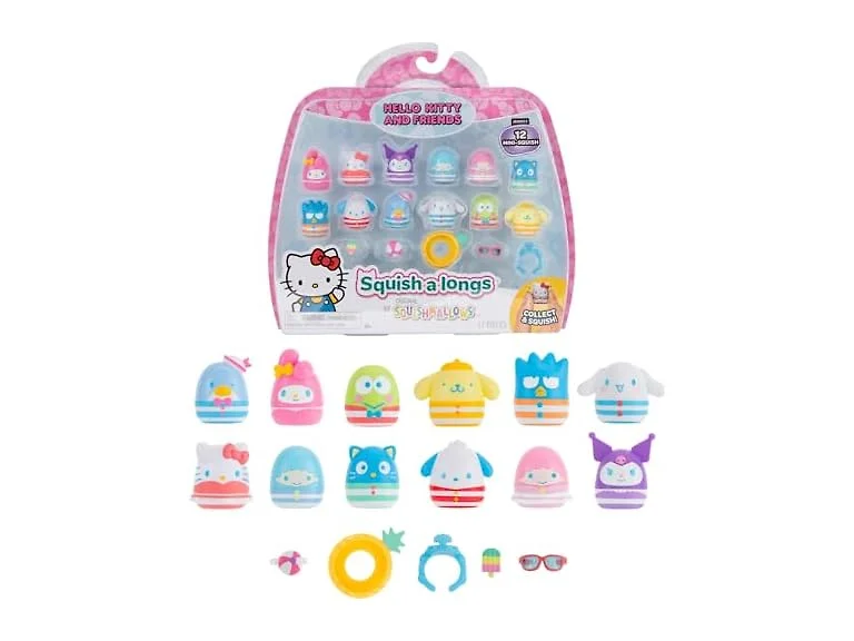 Squish-a-longs Hello Kitty and Friends Pool Party