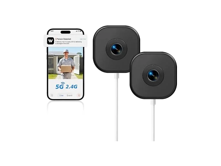 5Ghz & 2.4Ghz WiFi Security Camera for Home