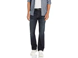 Amazon Essentials Men's Jeans, Slim Fit Stretch, Bootcut - Discontinued Colors, Dark Denim, 28W x 28L