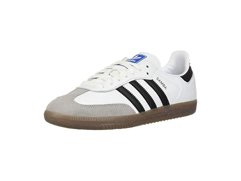 Adidas Womens Samba OG White Sneakers (Open Box)