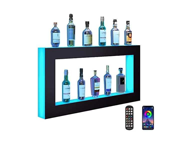 VEVOR LED Lighted Liquor Bottle Display