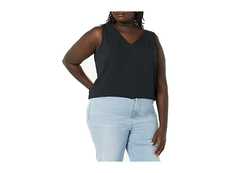 Amazon Essentials Women (XS) Layering Top Black