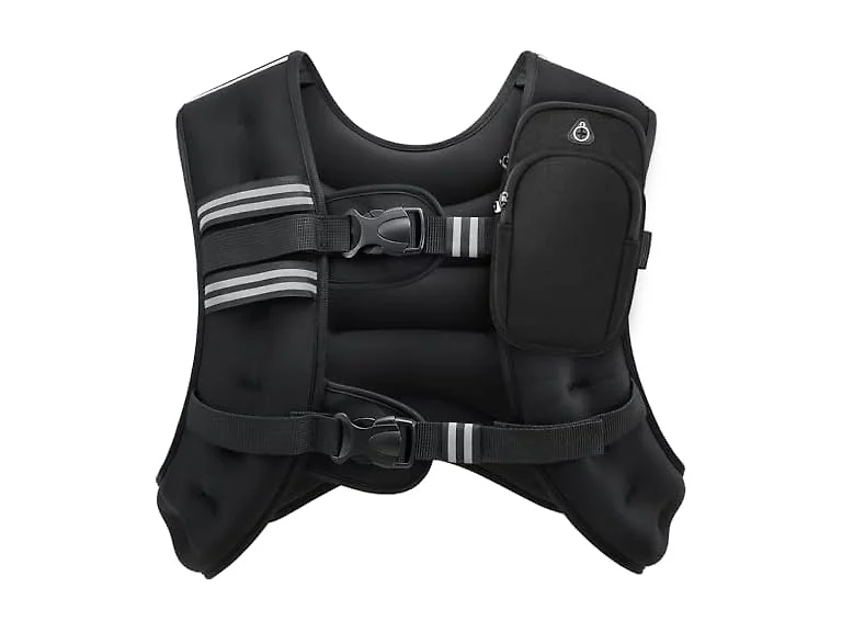 ZELUS 30lb Weighted Vest with Reflective Strip