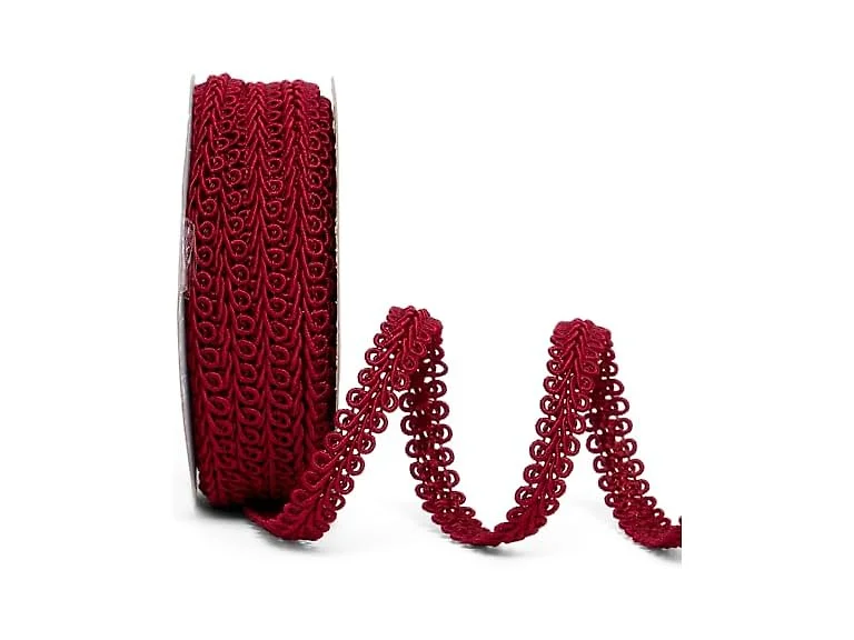 3/8" X 10 Yd Wine Gimp Braid Trim
