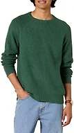 Amazon Essentials Men's Long-Sleeve Soft Touch Sweater, Green, Small