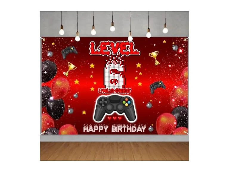 NC Level 6 Unlocked Backdrop Banner
