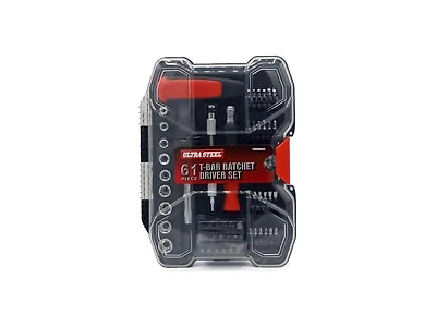 ULTRA STEEL TS99903A 61PC T-BAR RATCHET DRIVER SET