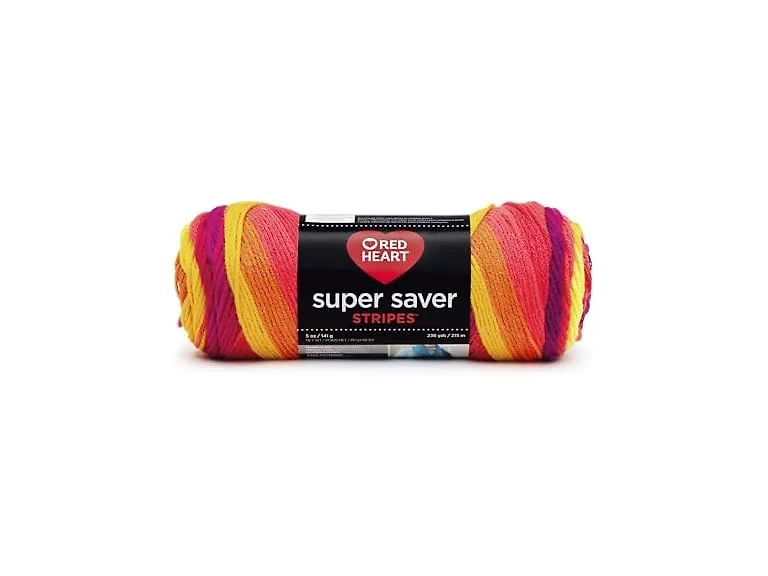 RED Heart Super Saver Yarn-Fruity Stripe