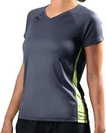 Kanu Surf Women's CB UPF 50+ Swim Tee, Charcoal, Large