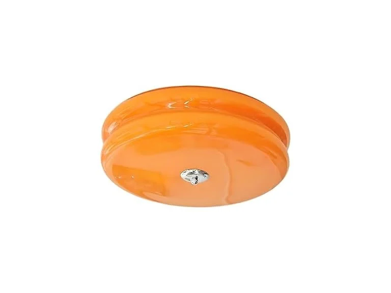 Nordic Round Semi Flush Ceiling Light