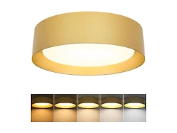 BrightHome 13" Flush Mount Ceiling Light, Gold