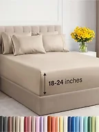 6 Piece Extra Deep Breathable Sheet Set