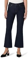 Amazon Essentials Women's Women's Medium Stretch Mid-Rise Kick Crop Jean, Rinse, 2