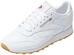 Reebok Unisex Classic Leather Sneaker, FTWR White/Pure Grey 3 Rubber Gum-03, 7 US Men