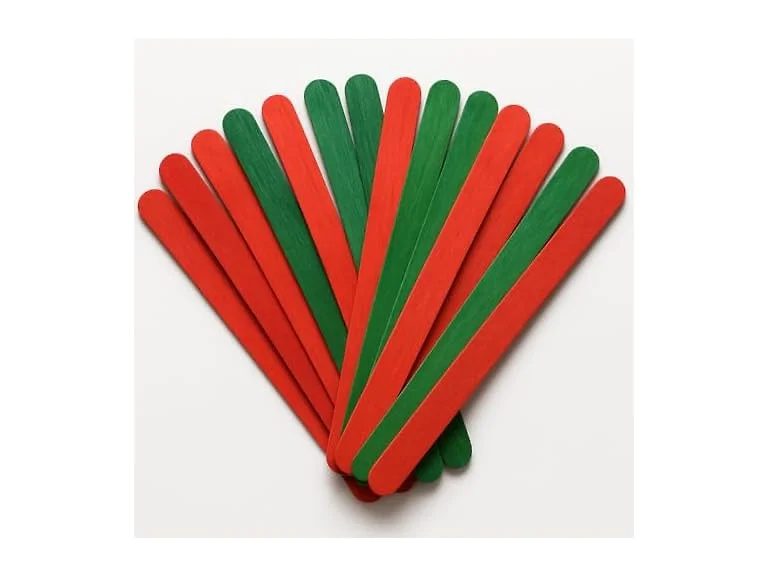 Christmas Craft Sticks Red & Green 500ct