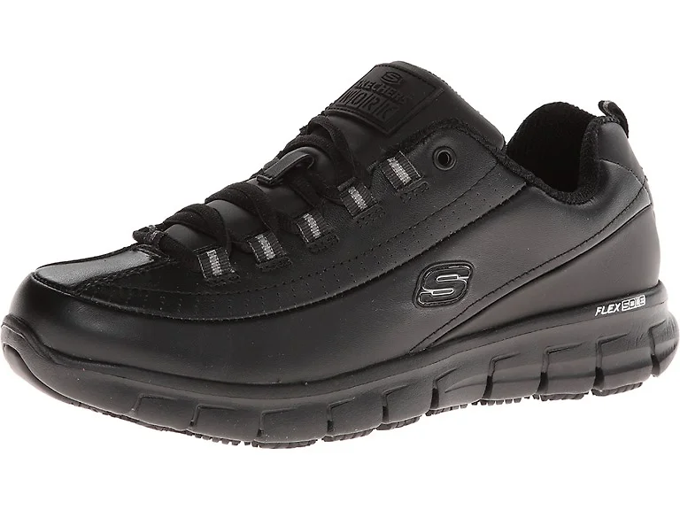 Skechers for Work Slip Resistant Work Shoe, Black, 9 M US