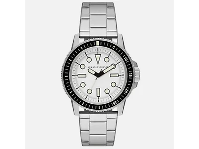 Armani Exchange Men's Classic White Dial