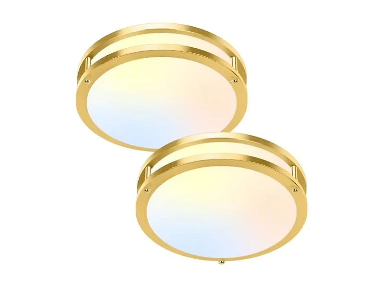 TOBUSA B0FT3DCHRL 2-Pack LED Flush Mount Ceiling Light