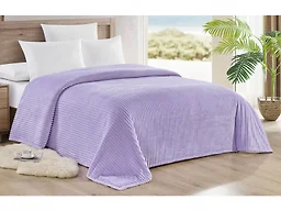 Noble House NH-Striata Lined Blanket KN- Lilac King -