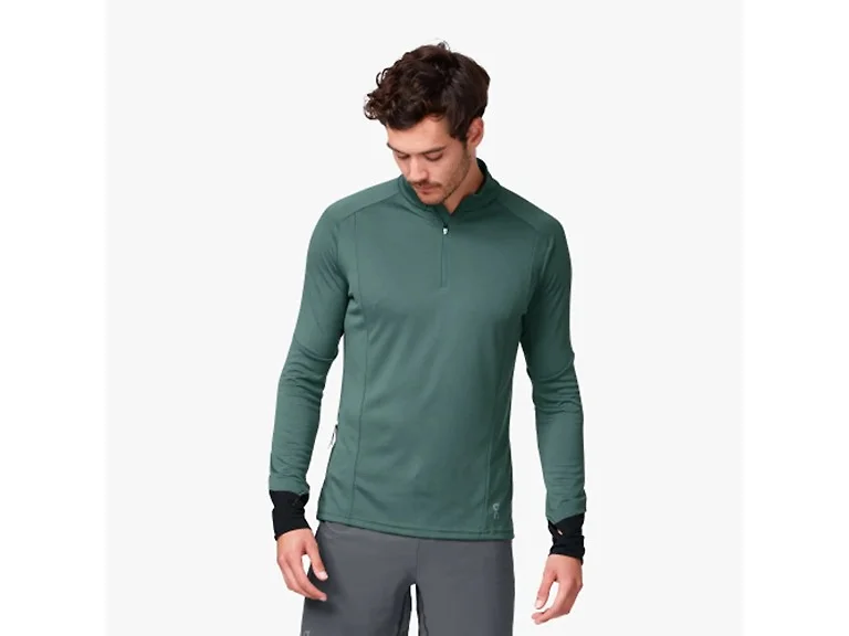 On Running Men's Weather Shirt Olive (Open Box)
