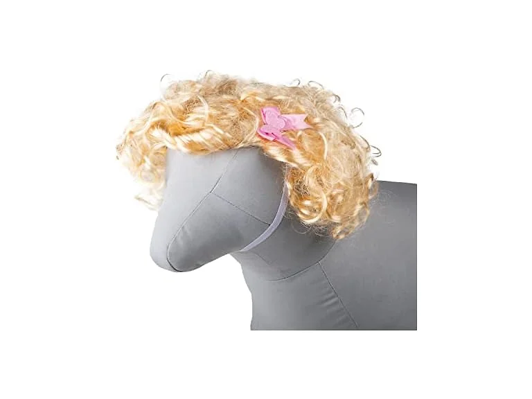 Doggy Parton Blonde Bombshell Wig Headpiece f