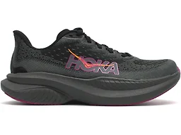 Hoka 1147810-BKFS 5.5 Hoka Mach 6 Women's Shoes Black/Fuchsia
