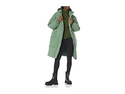 Amazon Essentials Women's Oversized Long Hooded Insulated Puffer Jacket (Available in Plus Size), Sage Green, XX-Large