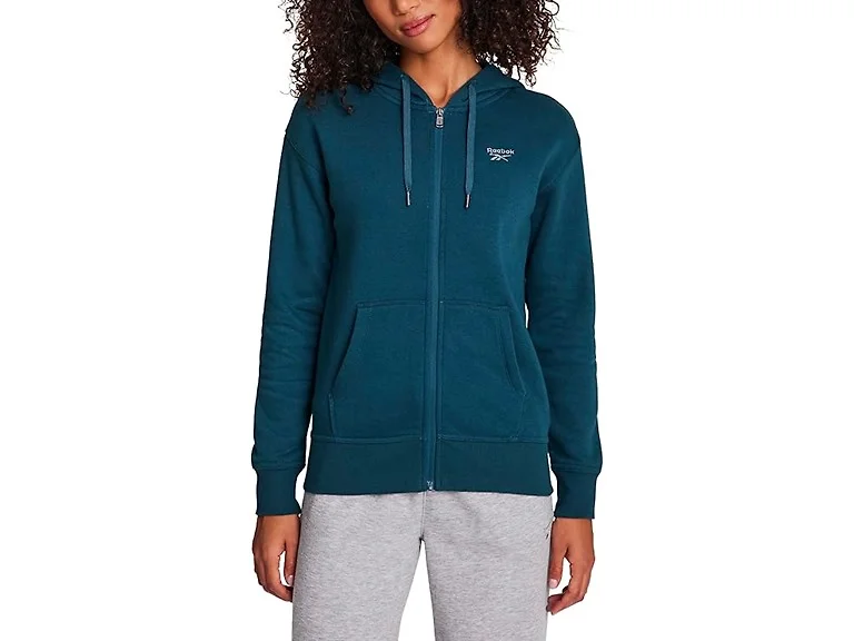 Reebok Women Rhinestone Full-zip Hoodie