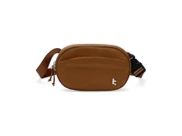 tomtoc Belt Bag with RFID Blocking, 1.5L Cross Body Fanny Pack, Sling Bag, Waist Bags with Adjustable Strap for Travel Walk, Caramel