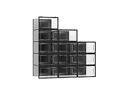 Secret Space BC538525040020 X Large Shoe Organizer Black