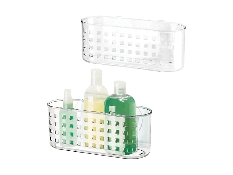 iDesign Hanging Suction Shower Caddy Basket