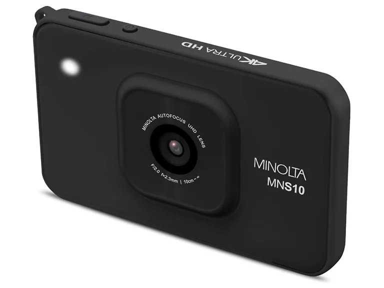 (NEW) Minolta 48MP Digital 4K Ultra Slim HD Video Camera (Open Box)
