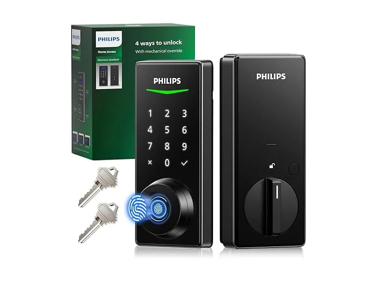 Philips DDL210X Fingerprint Keyless Entry Door Lock Matt B