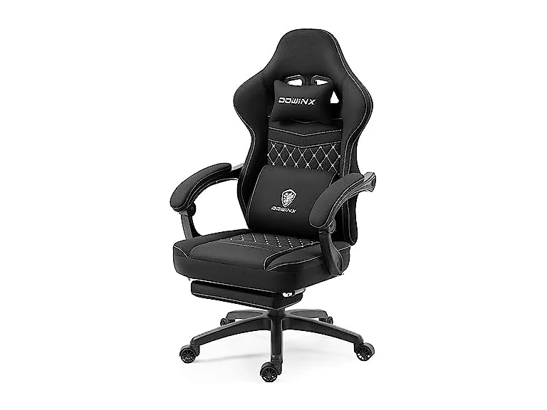 Downix Breathable Fabric Gaming Chair Black