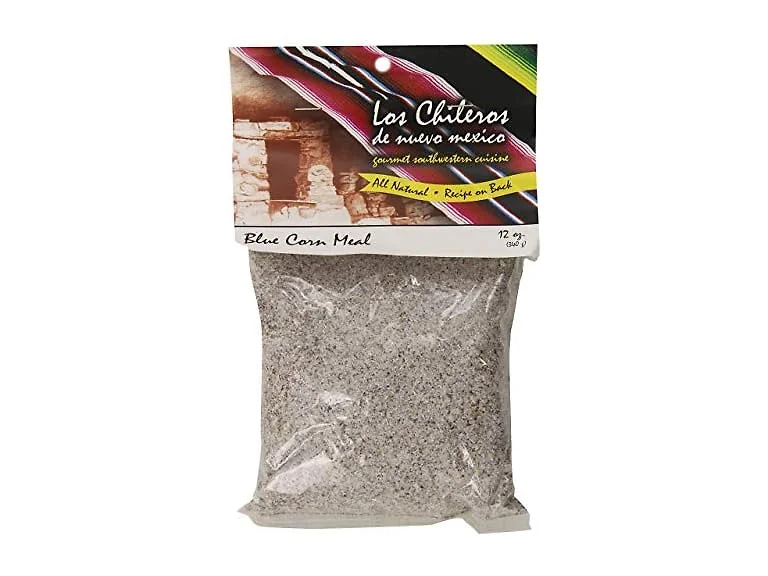 Los Chileros Blue Corn Meal 12 Ounce