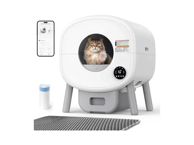 Fsitego Self Cleaning Cat Litter Box: 76L Extra Large