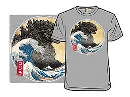 The Great Gojira off Kanagawa